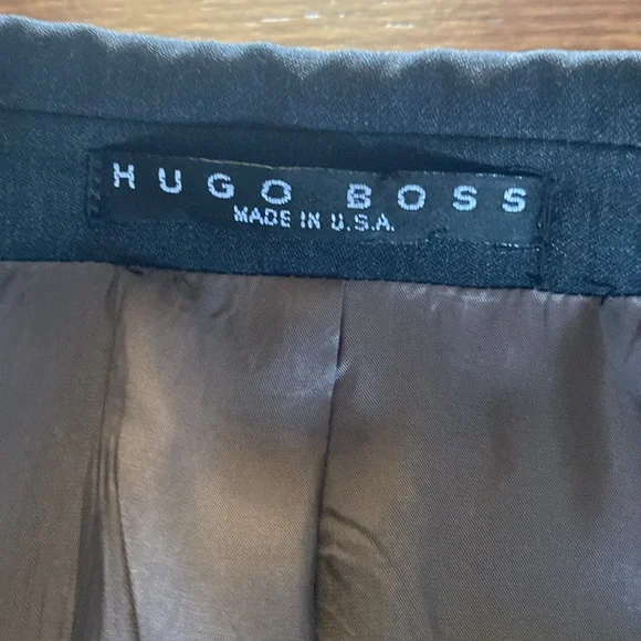 Hugo Boss Angelico Luca men’s gray 💯wool blazer jacket size 44L